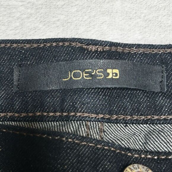 Joe's Womens Size 27 Oaklyn High Rise Straight Ankle Dark Wash‎ Stretch Jeans - Picture 6 of 14